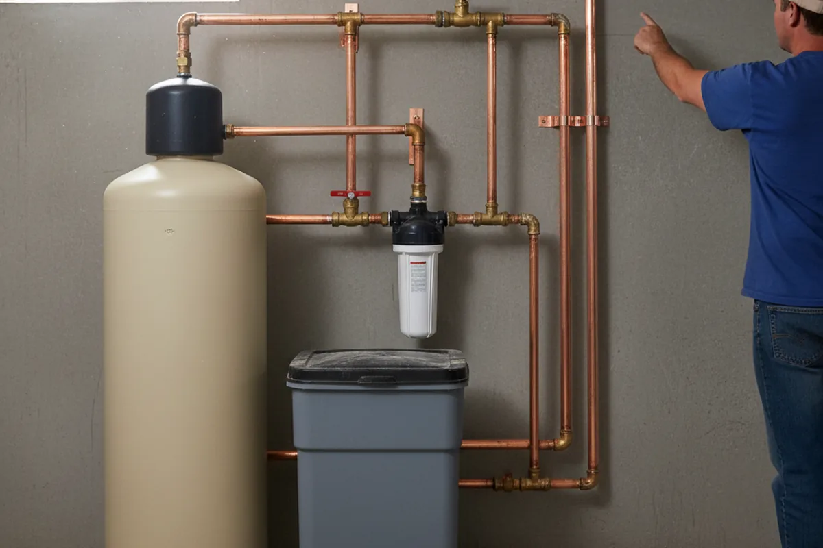 Whole-house water treatment system installed in Marilla